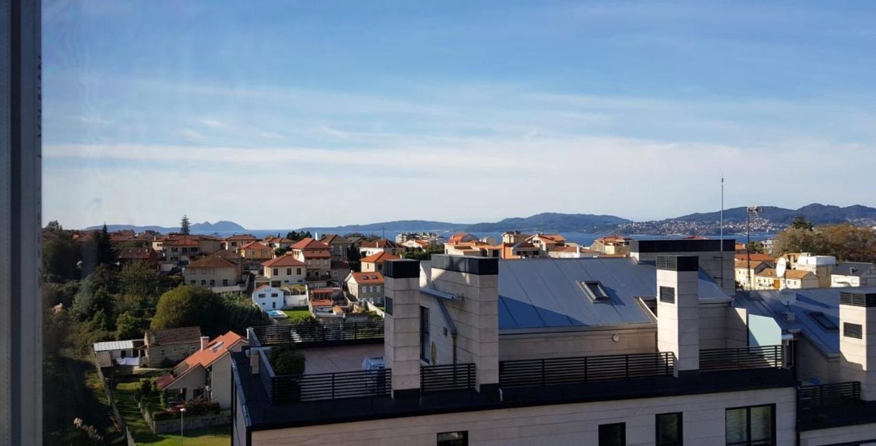 Piso Miracies- Wifi- Parking- Vistas Ria De Vigo Lejlighed Eksteriør billede